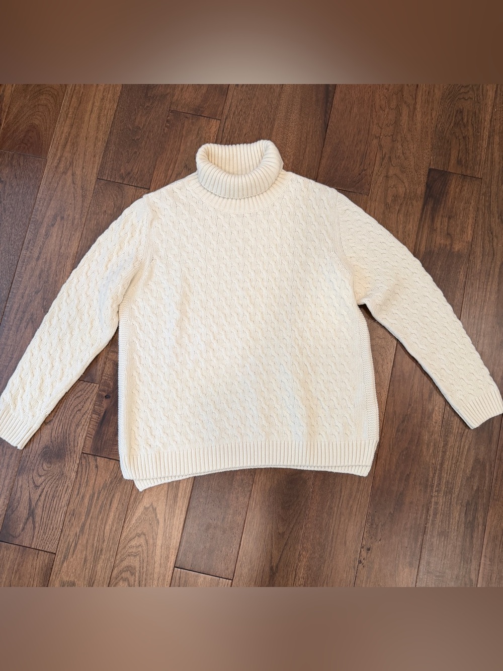 Barbour Womens Burne Knit Sweater in Off White Size XL